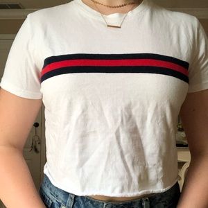 Brandy Melville White Crop Top